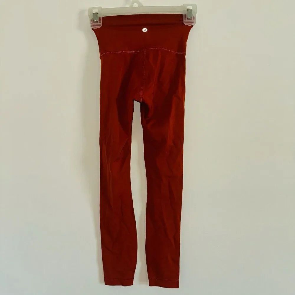 Lululemon Wunder Train High Rise Tight 25" Aztec Brick SIZE 0